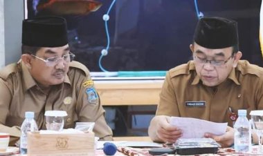 Bupati Anwar Sadat Ikuti Rakornas Pengendalian Inflasi Daerah Tahun 2023