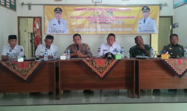 Jajaran Polres Lampung Tengah, Polda Lampung melaksanakan Sosialisasi Perpol 01 Tahun 2021 tentang Polisi Masyarakat