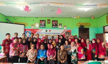 Serah Terima Jabatan, Kepala Sekolah SMPN 1 Sidomulyo