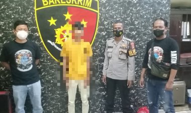 Tersangka Pelaku Pembobol Rumah Menyerahkan Diri Ke Polsek Pekalongan