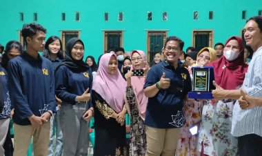penutupan dan pelepasan anak anak KKN Mahasiswa ITERA di kampung LEMBASUNG