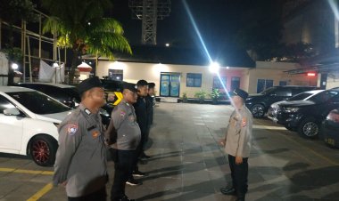 Pawas Kapolsubsektor Cikupa Mas Pimpin Apel Ops Cipkon dilanjutkan Ops Cipkon Polsek Cikupa
