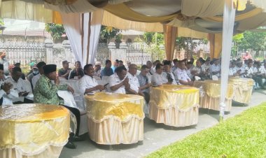 Halal Bil Halal APDESI Asahan, Kepala Desa Dilarang Berpolitik, Tapi Kepala Desa Jagonya Berpolitik