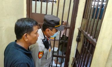 Aipda Purwantoro Kanit Samapta dan Aipda Endang Setiawanto Kasi Humas Cek Dan Kontrol Tahanan