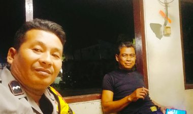 Ipda Tri Iskandar Anggota Sabhara Polsek Cikupa, Jaga Kamtibmas Bersama warga Melalui Program Polisi RW