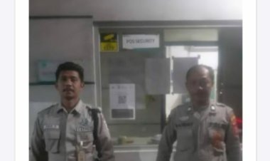 Giat Patroli Barcode Anggota Piket Polsek Cikupa Polresta Tangerang Polda Banten, Di Kantor PLN Bojong Aman Terkendali