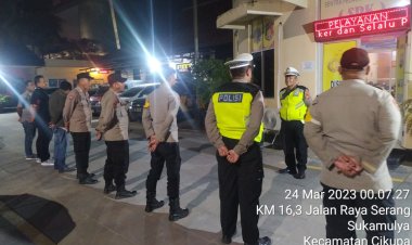 Apel Cipkon Antisipasi Guantibmas Di Mako Polsek Dan Patroli Mobile Jelang Sahur