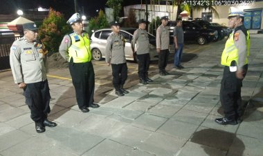 Polsek Cikupa Polresta Tangerang Laksanakan Apel Cipkon Antisipasi Guantibmas