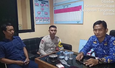 Bhabinkamtibmas Polsek Cikupa Polresta Tangerang, kunjungan Dan Bangun Sinergitas Dengan Staf Desa Juga Masyarakat