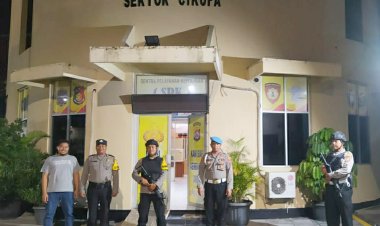 Gelar Apel Cipkon,Antisipasi Guantibmas Personil Polsek Cikupa Polresta Tangerang