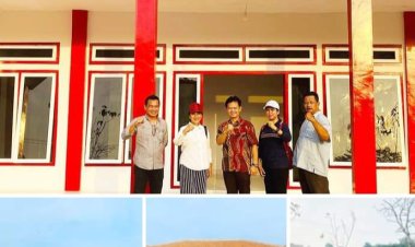Senator DPR RI Itet ,berkunjung di kantor DPC PDI.P.Mesuji