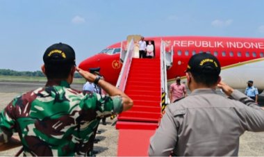 Kunjungan Kerja Presiden Jokowi Dan Ibu Iriana Ke Papua