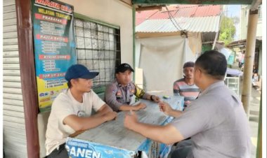 POLSEK DRAMAGA LAKUKAN SAMBANG TERHADAP WARGA DESA CIHERANG MENGENAI TPPO