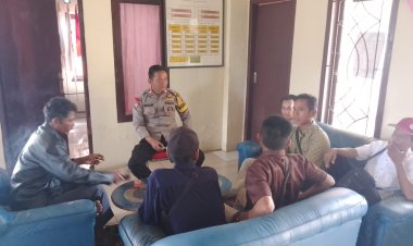 WASPADA TPPO BHABINKAMTIBMAS BERIKAN HIMBAUAN DAN SOSIALISASI DI TINGKAT DESA