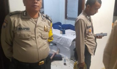 Pihak Kepolisan Polsek Ciomas Polres Bogor Polda Jabar, Gelar Olah TKP di Temukannya Jasad Seorang Wanita di Dalam Kamar