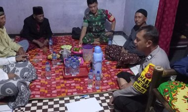 Bentuk Wujud Nyata Sinergitas TNI-POLRI Bhabinkamtibmas dan Babinsa Desa Gunung Geulis Ajang Silaturahmi Dengan Warga Binaanya