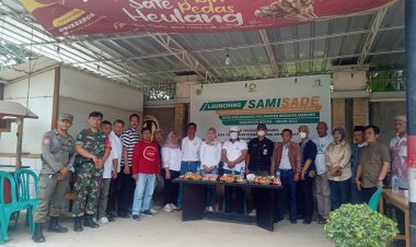 Launching Samisade, Desa kadumanggu Bangun Betonisasi Jalan di dua titik.