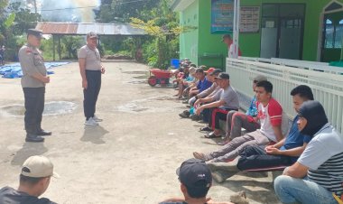 Melalui gotong royong, Polres Lampung Barat tingkatkan kedekatan dengan masyarakat