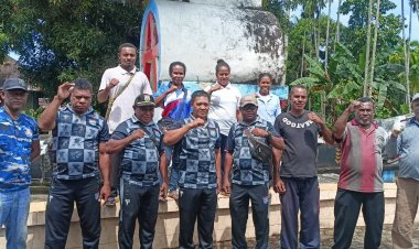 Gelar Kerja Bakti Jumat Pagi, Sekretariat DPRD ucapkan "Selamat Datang Tamu Undangan, Peserta Sidang Sinode GKI Ke-18"