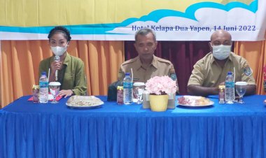 Mari Edukasi Manfaat Vaksinasi dan Tangkal Hoax, Pesan Bupati Tonny Tesar pada Pertemuan Koordinasi Lintas Sektor