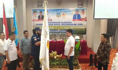 Sah, Abdul Azis Nahkodai KONI Kolaka Timur
