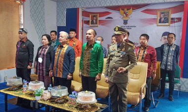 Pj Bupati Kolaka Timur Beserta Jajarannya Ikuti Upacara Peringatan Hari Lahir Pancasila Secara Virtual