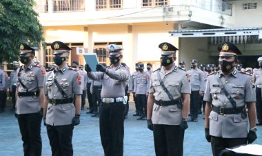 Kapolres Banjarnegara Pimpin Sertijab Kasatlantas dan KasatIntelkam