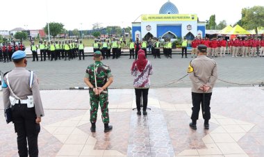 500 Aparat Gabungan Diterjunkan Untuk Pengamanan Takbiran di Demak