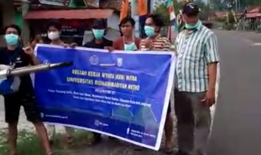 Iswandi peratin tanjung setia Lakukan Penyemprotan Fogging