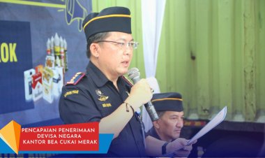 Penerimaan Kantor Bea dan Cukai Merak Tahun 2022 sebesar Rp. 3.28 T atau 117.59% diatas target.