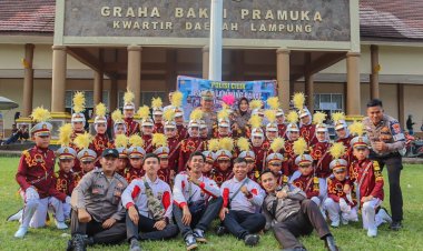 Memperingati Hari Lalu Lintas Bhayangkara ke-67 Polisi Cilik Polres Lampung Barat raih juara satu kategori Bina tingkat Polda Lampung