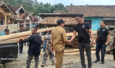 Bentuk Kepedulian GMBI Distrik Lamsel, Berikan Bantuan Kepada Korban Terdampak Banjir di Sidomulyo