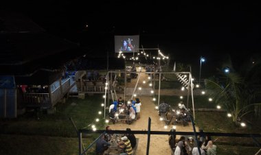 Lanal Morotai Nobar Film"Bintang Samudra"Senetron Terbaru Yang Tayang di Siaran ANTV