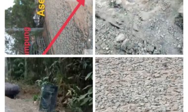 Peningkatan Jalan Dusun II - Dusun VIII Kampung Tanjung Tiga Diduga Milik Oknum Anggota DPRD Way Kanan Serta Diduga Tumpang Tindih 