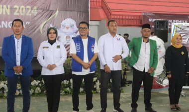 Berpartisipasi Pawai Kirab Parpol, M. Junaidi Minta Tidak Ada Kecurangan Pemilu