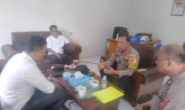Kapolsek Sukaraja pimpin Langsung  Lakukan Mediasi Keributan Antar Dua Kapung 