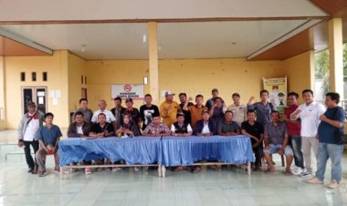 Pembagian Dana Publikasi Desa Se-Kecamatan RJU Tertib Aman Dan Terkendali