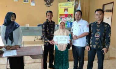 Pemerintah Desa Sidang Kurnia Agung Salurkan Bantuan Langsung Tunai blt  Dana Desa dd