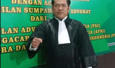 Apri Susanto SH Resmi di Lantik Selaku Advokat