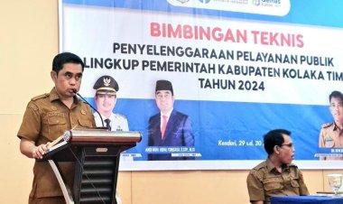 Upaya Tingkatkan Pelayanan Publik, Pemda Koltim Gelar Bimbingan Teknis