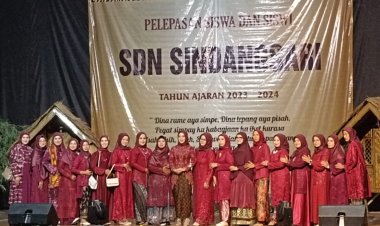 SD Negeri Sindangsari Gelar Pelepasan Dan Perpisahan 117 Siswa, Kepala Sekolah Sampaikan Pesan Ini 