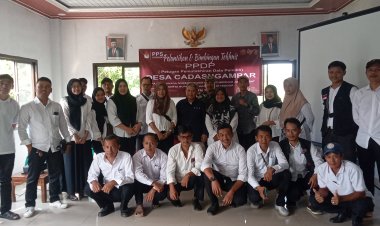 Desa Cadasngampar Kecamatan Sukaraja Gelar Pelantikan Pantarlih   