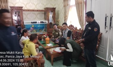 Panwascam Kec Panca Jaya Serentak Laksanakan Pengawasan Coklit Pilkada 2024