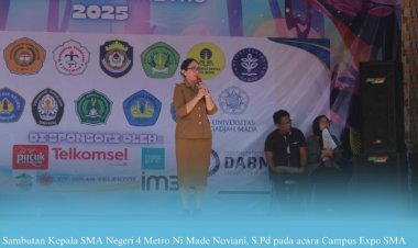 SMA Negeri 4 Metro Menggelar Campus Expo 2025