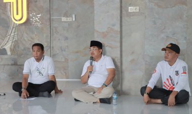 Bupati Anwar Sadat Pimpin Gotong Royong Masjid Sambut Ramadhan 1446 H
