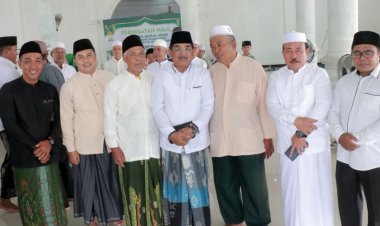 Bupati Anwar Sadat Hadiri Haul Syekh Abdul Qadir Al-Jailani di Bram Itam, Ajak Warga Perkuat Syiar Islam