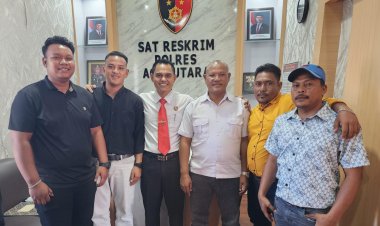 Pererat Kemitraan, Kasat Reskrim Polres Aceh Utara Sambut Kunjungan Wartawan