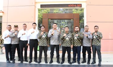 Kapolres Aceh Timur Silaturahmi ke Pengadilan Negeri Idi, Perkuat Sinergitas Antara Institusi Pemerintah