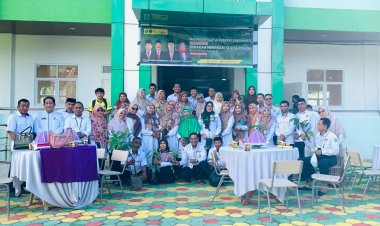 Sukseskan Program Penanaman Sejuta Pohon MAN Binamu Jeneponto Ikut Partisipasi Tanam Bibit