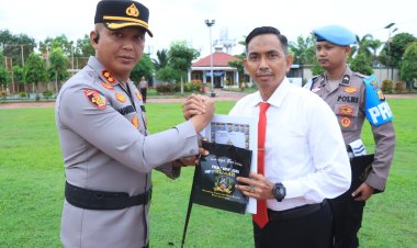 Tangkap DPO Polda Lampung, Tujuh Personel Sat Resnarkoba Polres Aceh Utara Terima Penghargaan